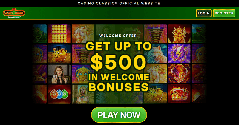 Casino Classic homepage