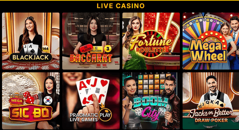 Casino Classic live dealers