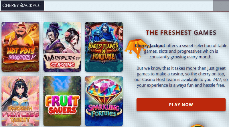 Cherry Jackpot Casino games