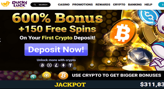 DuckyLuck Casino - Main Welcome Bonus