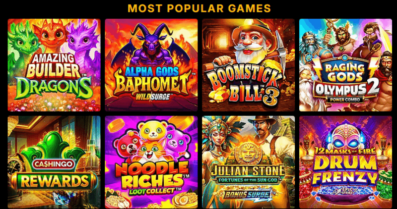 Golden Tiger Casino games