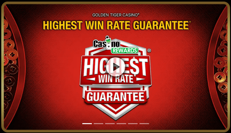 Golden Tiger Casino highest win rate guarantee