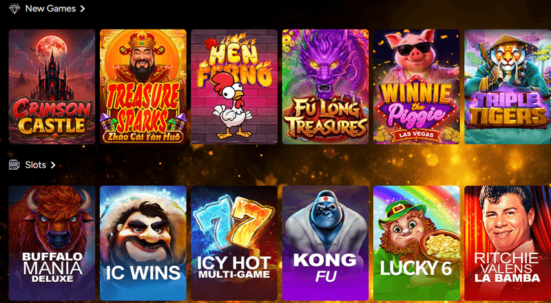 iNetBet Casino games screenshot