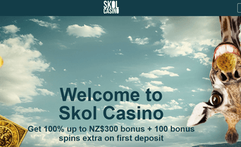 Skol Casino homepage screenshot