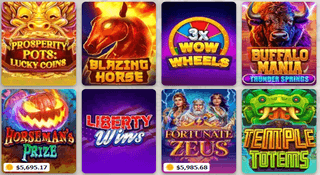 Slots Ninja Casino games screenshot