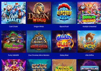 Thunderbolt Casino games screenshot