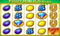 Screenshot of Fruit Million Respin slot game