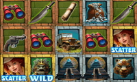 Jenny Nevada and the Diamond Temple Slot Screenshot - Rival Gaming