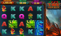 T-Rex Lava Blitz Slot Screenshot - SpinLogic/RTG
