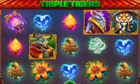 Screenshot of Triple Tigers slot game