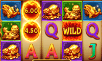Ultimate Golden Dragon Inferno Slot Screenshot - Betsoft