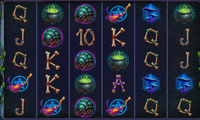 Screenshot of Witchcraft Riches slot game