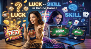 Luck vs Skill in Casino Games