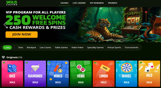 Wild Casino - 250 free spins bonus